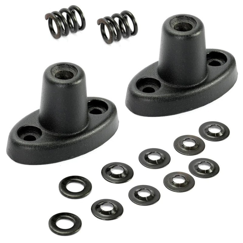 Sun Visor Repair Bracket Kit For Jeep TJ Wrangler Aluminum Durable Easy Installation 1