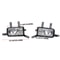 Chevy SuburbanTahoe Fog Lights Kit With Chrome Trim Switch Bulbs 1