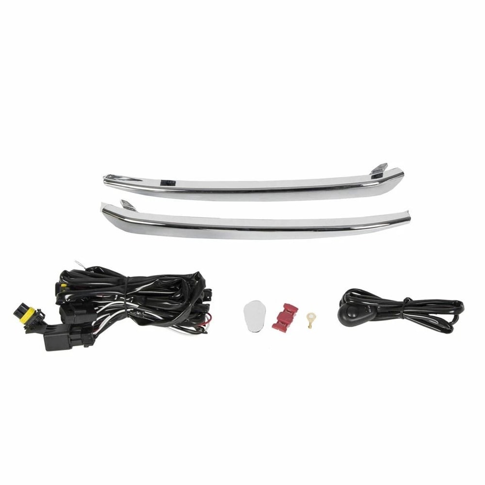 Chevy SuburbanTahoe Fog Lights Kit With Chrome Trim Switch Bulbs 7