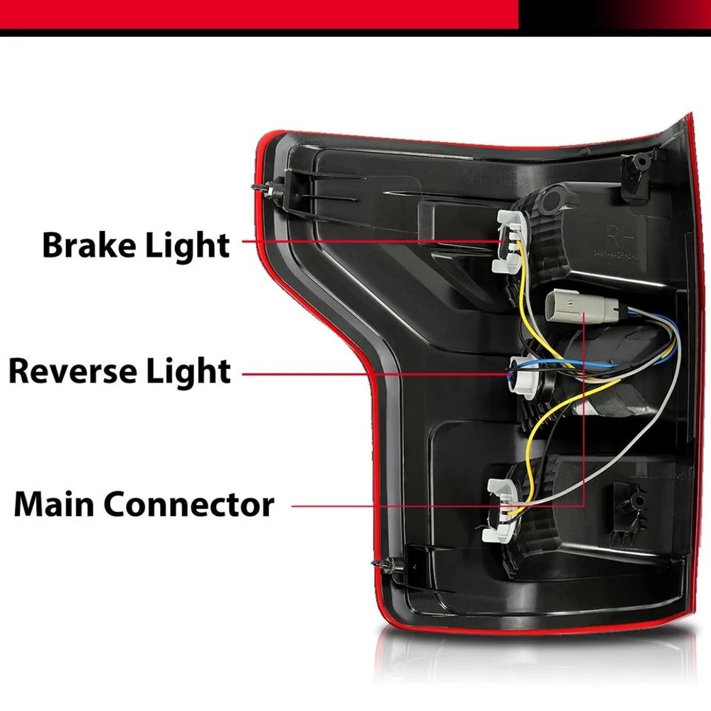 Premium Rear Tail Light Brake Lamp For Ford Passenger Side Replacement Tail Light 2