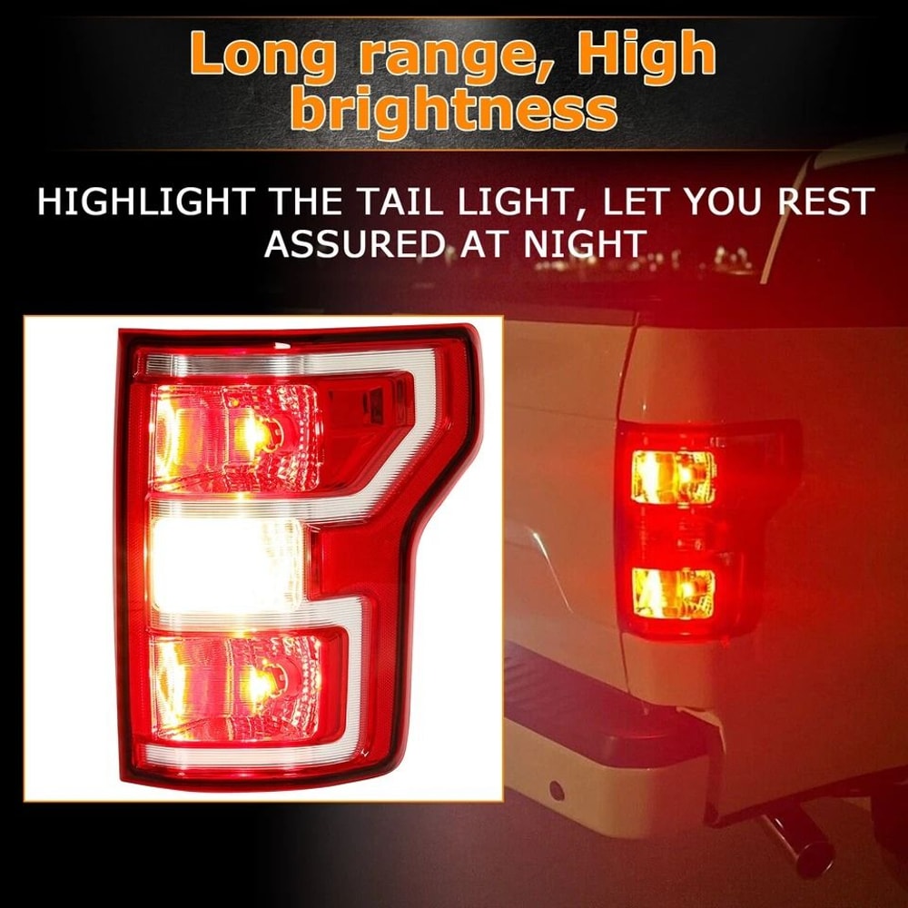 Premium Rear Tail Light Brake Lamp For Ford Passenger Side Replacement Tail Light 3