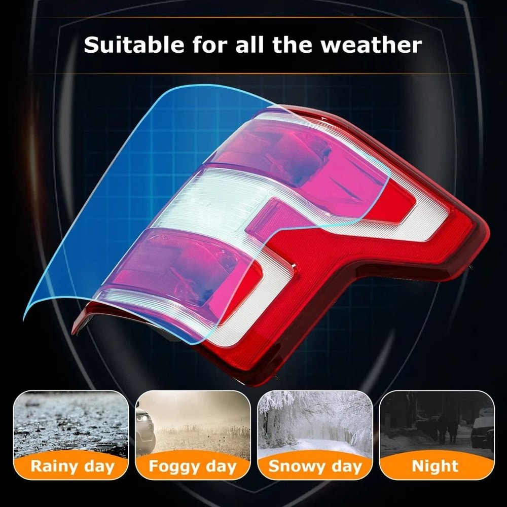 Premium Rear Tail Light Brake Lamp For Ford Passenger Side Replacement Tail Light 8