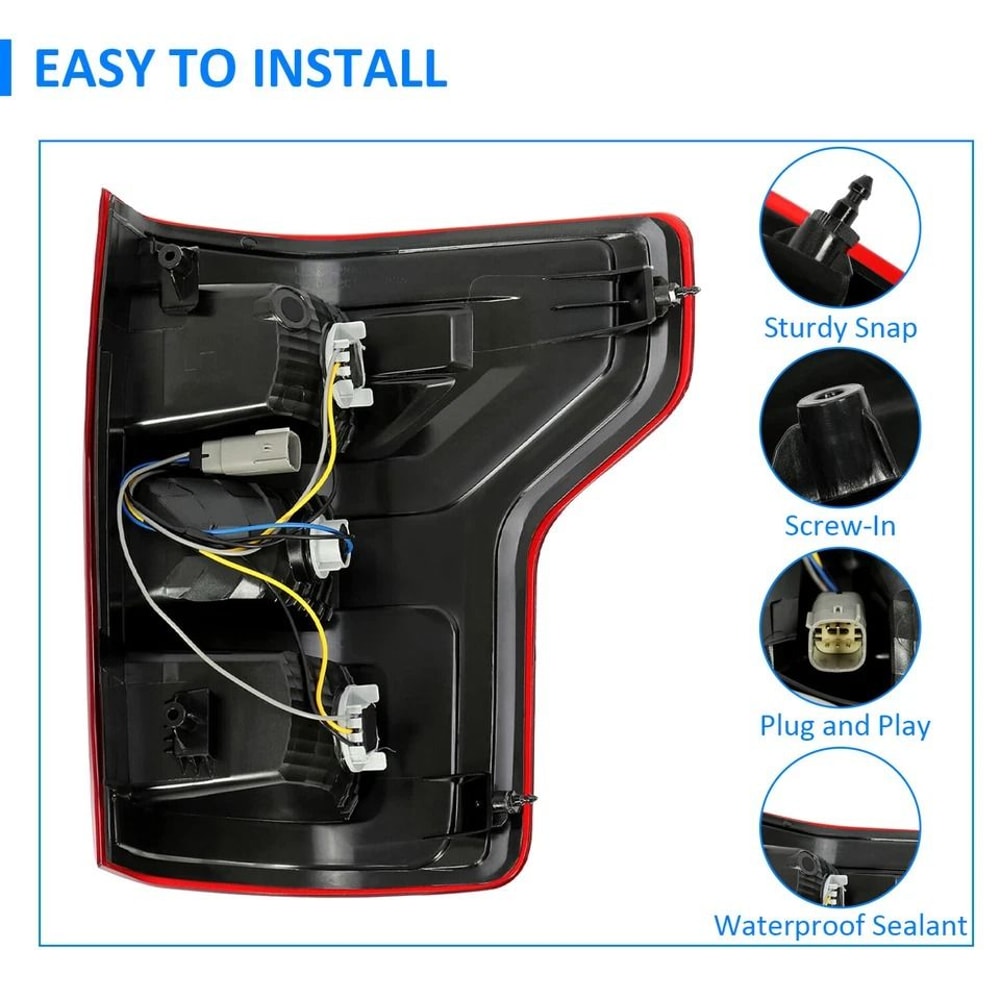 Driver Side Tail Light For Ford 2