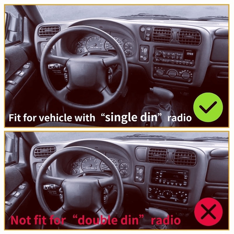 Black Dash Trim Bezel For Chevy Blazer Jimmy Sonoma Interior Dashboard Replacement 11