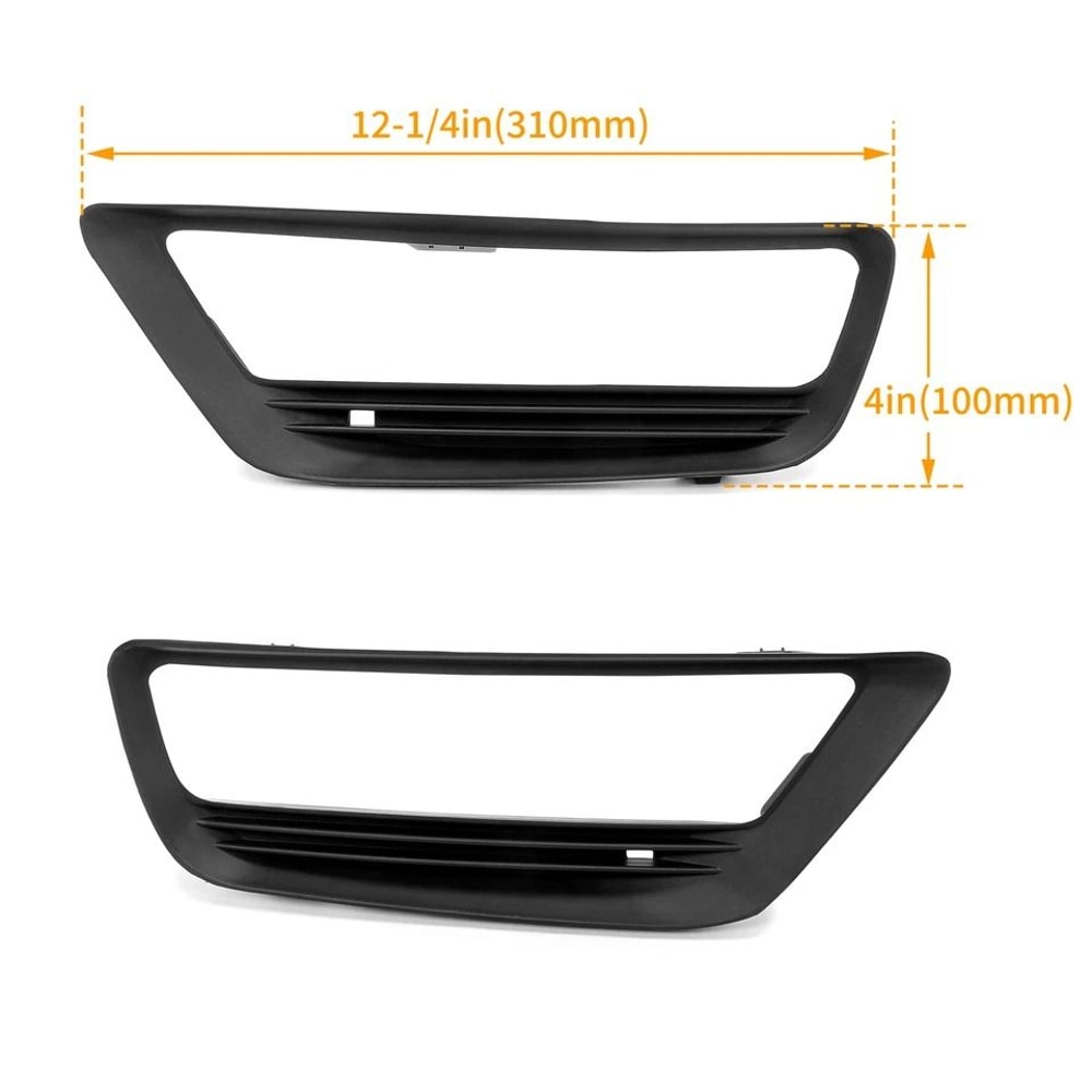Premium Front Bumper Fog Light Bezel Honda Accord Fog Light Cover Set 1