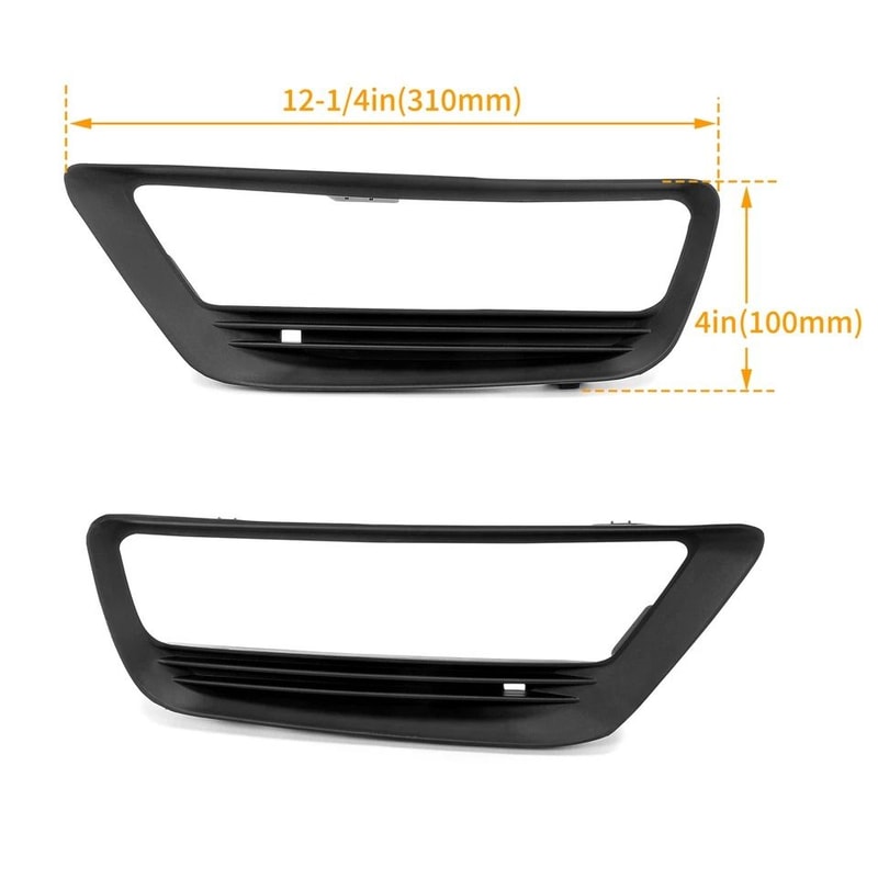 Premium Front Bumper Fog Light Bezel Honda Accord Fog Light Cover Set 1