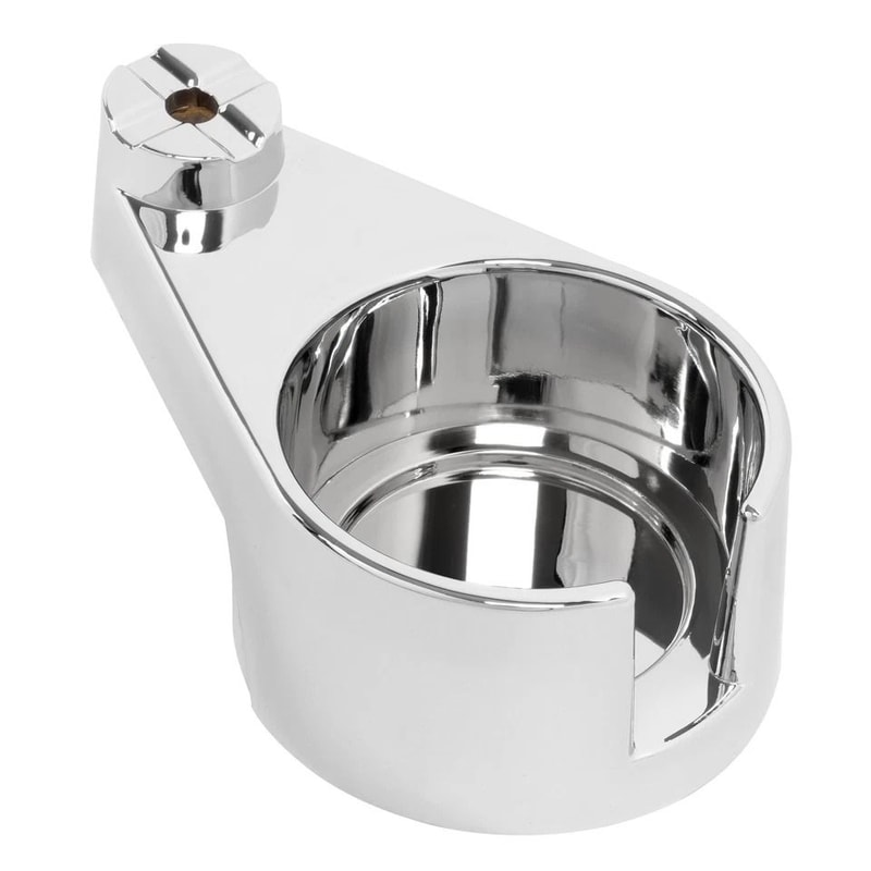 Premium Chrome Freightliner Cup Holder Passenger Side Truck Console Drink Holder 0