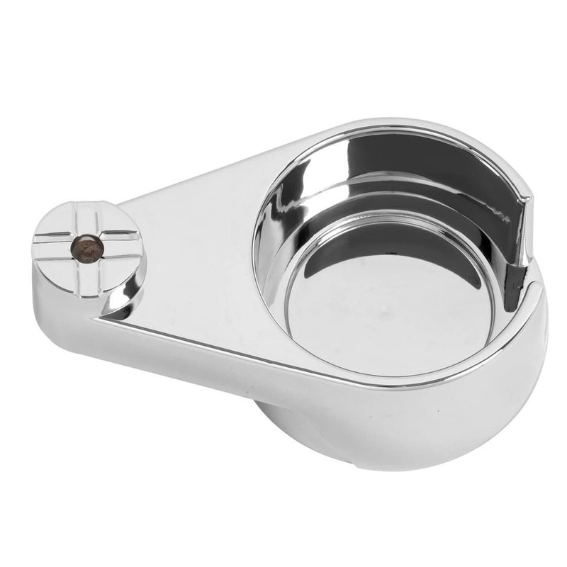 Premium Chrome Freightliner Cup Holder Passenger Side Truck Console Drink Holder 2