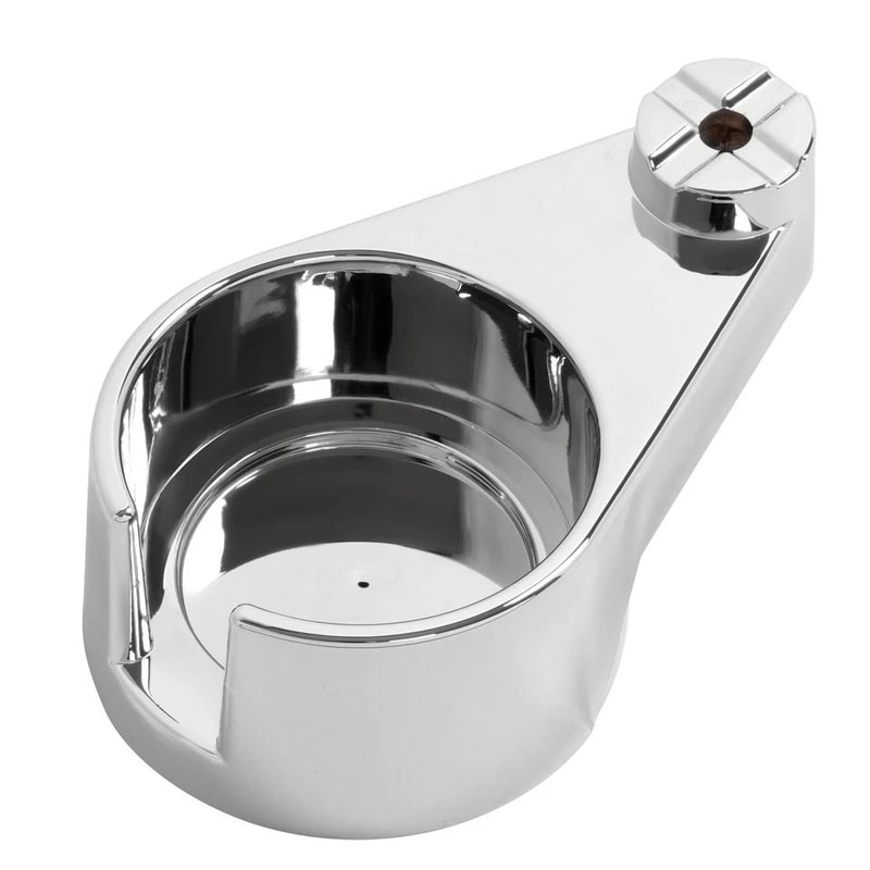 Premium Chrome Freightliner Cup Holder Passenger Side Truck Console Drink Holder 6