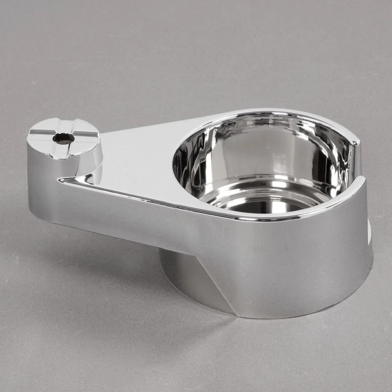 Premium Chrome Freightliner Cup Holder Passenger Side Truck Console Drink Holder 7