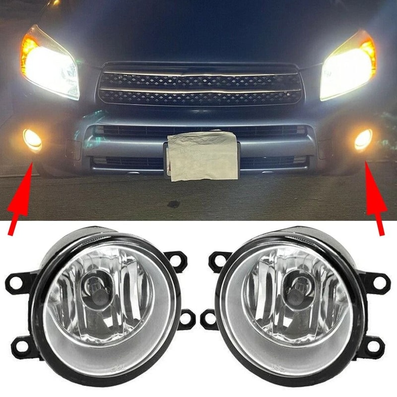 Fog Lights Lamps For Toyota Camry Yaris Lexus Left Right Side Set 13