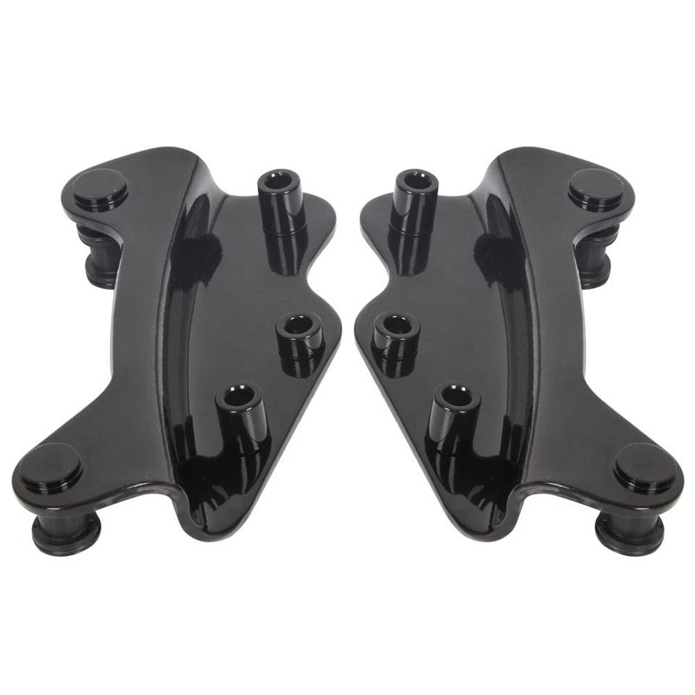 Premium Black Docking Hardware Kit For Harley Touring Electra Glide Motorcycle 3