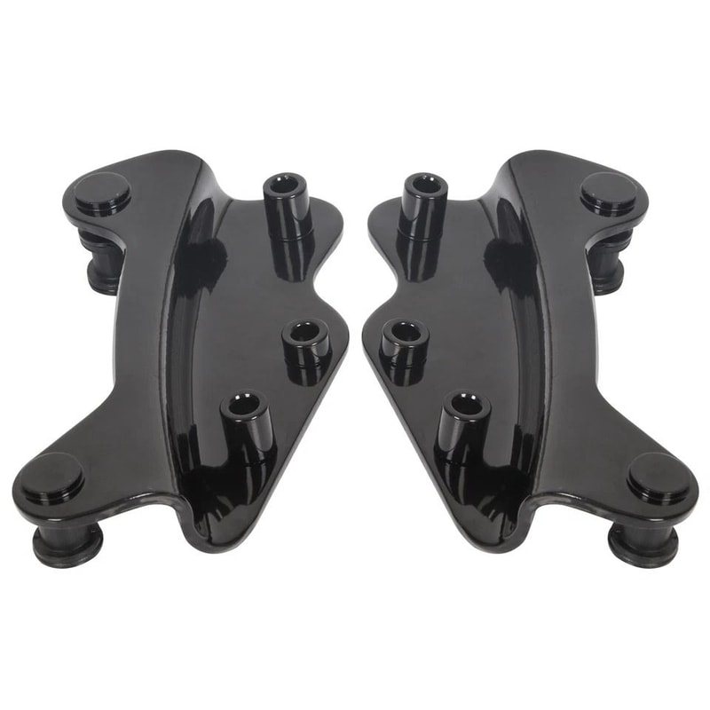 Premium Black Docking Hardware Kit For Harley Touring Electra Glide Motorcycle 3