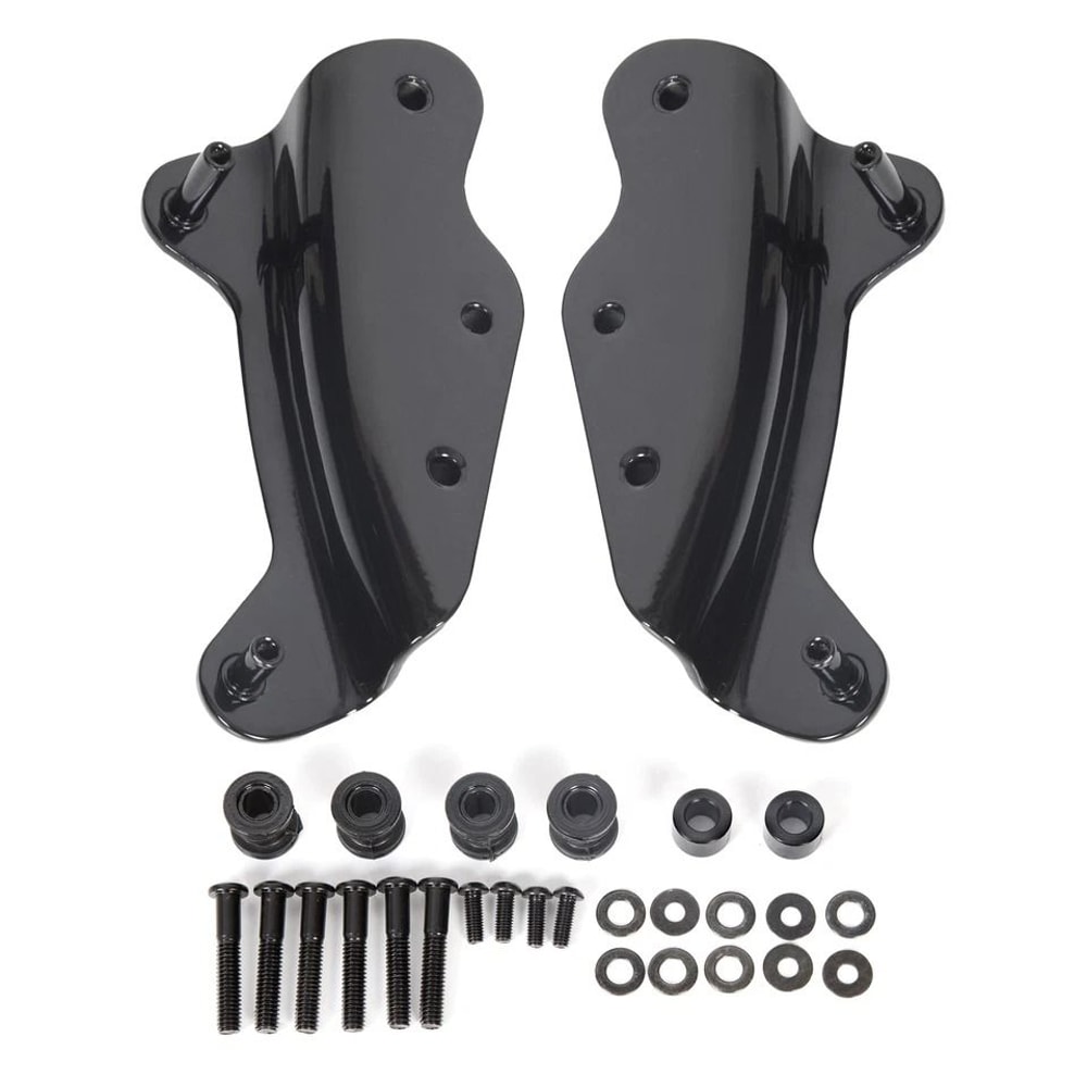 Premium Black Docking Hardware Kit For Harley Touring Electra Glide Motorcycle 7