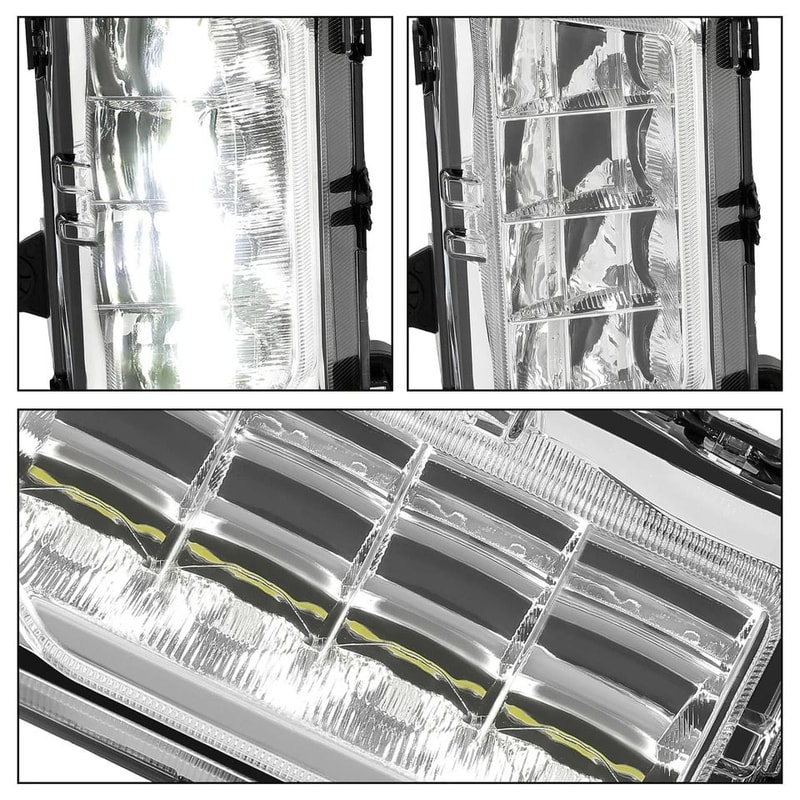 Premium LED Fog Light Replacement For GMC Sierra Right Passenger Side Fog Light 9