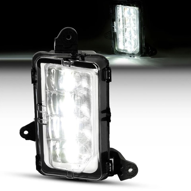 Premium LED Fog Light Replacement For GMC Sierra Right Passenger Side Fog Light 6