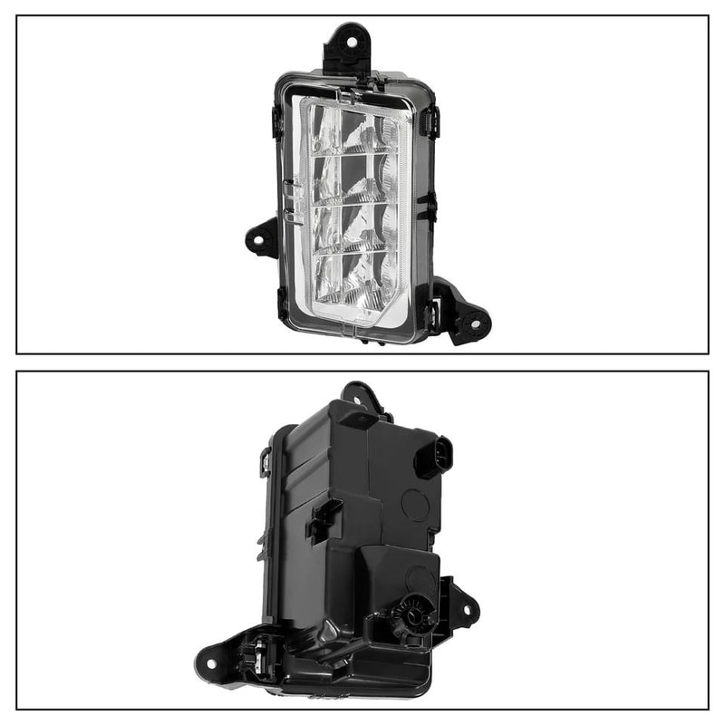 Premium LED Fog Light Replacement For GMC Sierra Right Passenger Side Fog Light 7
