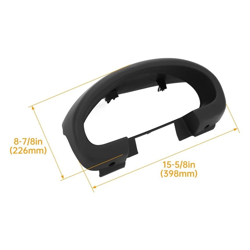 Premium Mazda Miata Gauge Hood Cluster Bezel ABS Replacement Interior Part 2