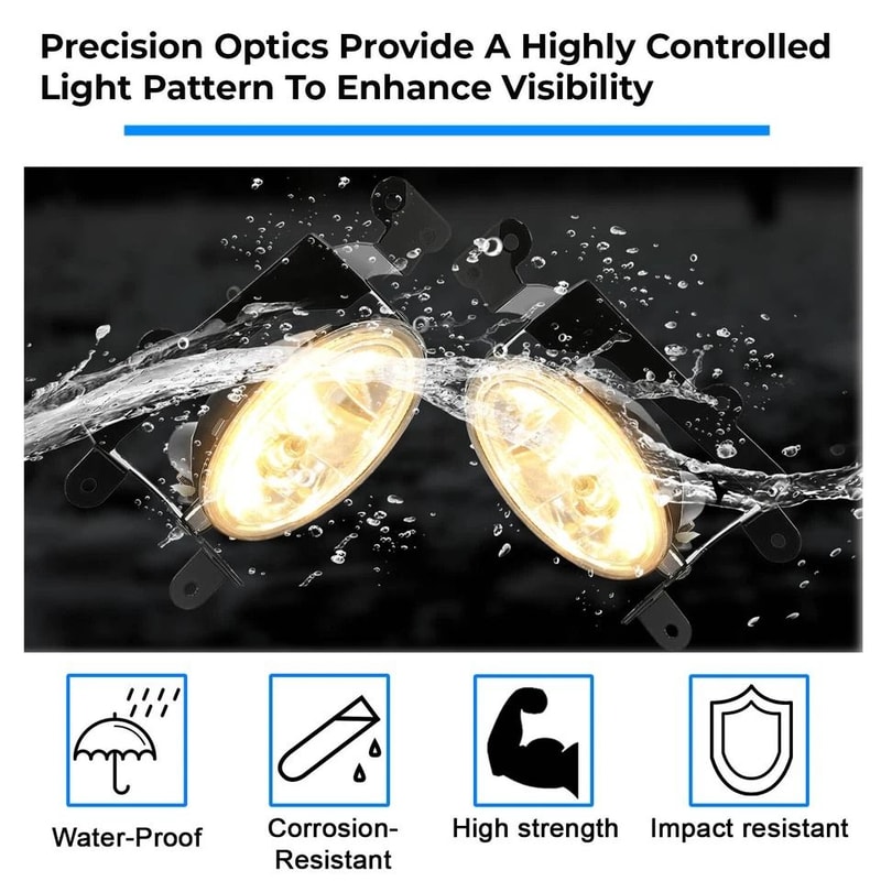 Clear Lens Bumper Fog Lights For Honda Civic Coupe With Wiring Switch 1