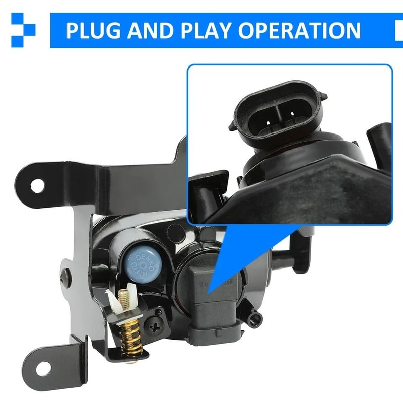 Clear Lens Bumper Fog Lights For Honda Civic Coupe With Wiring Switch 2