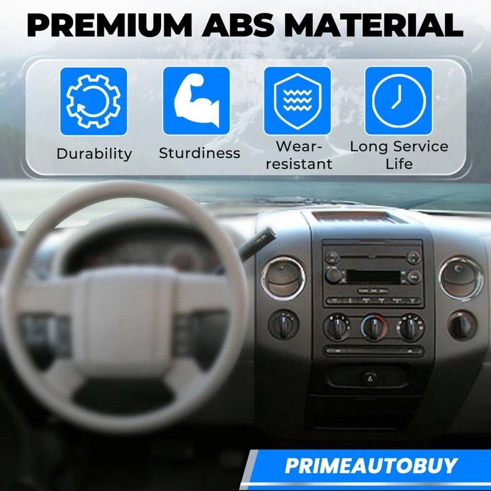 For Dash Trim Panel Black Radio Surround Bezel Center Trim 1