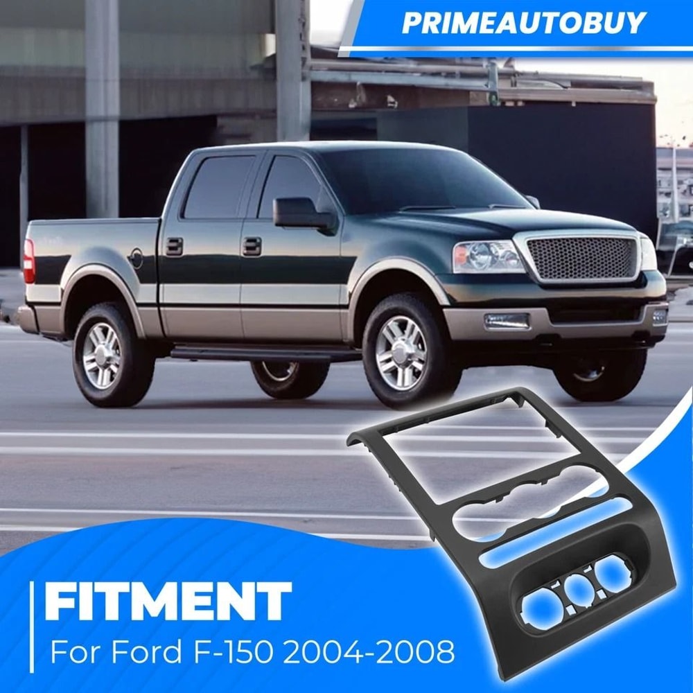 For Dash Trim Panel Black Radio Surround Bezel Center Trim 3