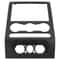 For Dash Trim Panel Black Radio Surround Bezel Center Trim 0