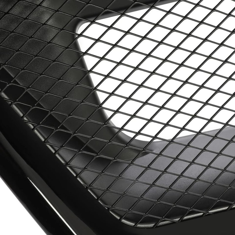 Black Mesh Front Bumper Grille Replacement Part 3
