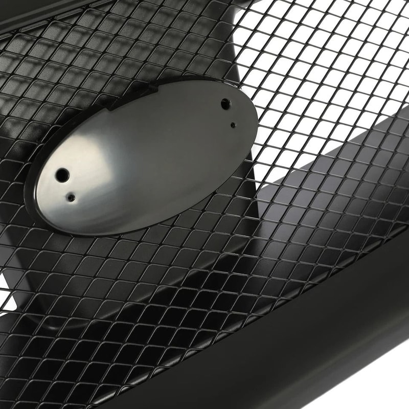 Black Mesh Front Bumper Grille Replacement Part 4