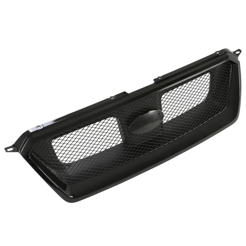 Black Mesh Front Bumper Grille Replacement Part 7
