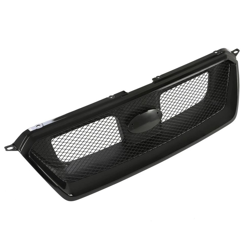 Black Mesh Front Bumper Grille Replacement Part 7