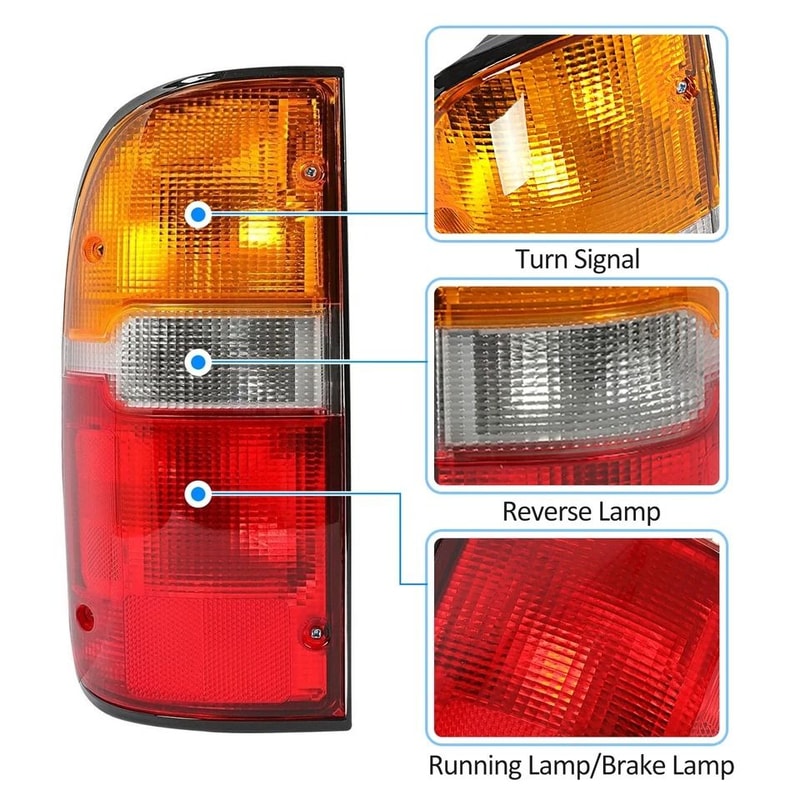 Tail Lights With Bulbs Toyota Tacoma Brake Lamp Replacement 2