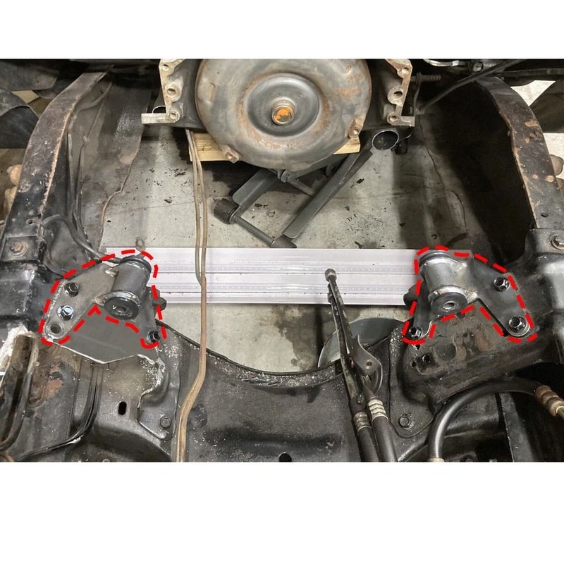 Premium Body LS Swap Engine Mount Kit Adjustable G Body Engine Mount Adapter For LSx Engines 0