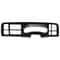 Dark Gray Direct Replacement Radio Dash Trim Bezel For Silverado Tahoe Sierra 10