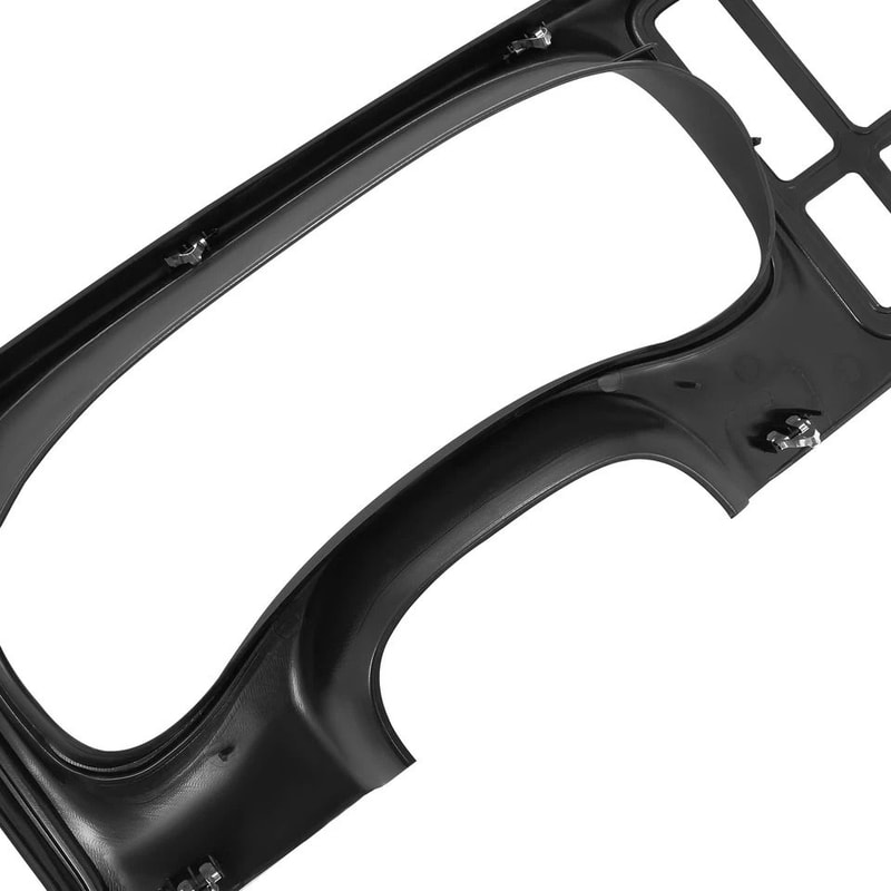 Dark Gray Direct Replacement Radio Dash Trim Bezel For Silverado Tahoe Sierra 8