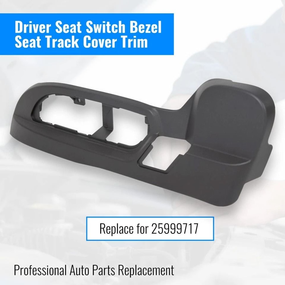 For Acadia Traverse Enclave Driver Seat Track Cover Switch Bezel Trim 4