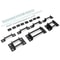 Universal Row Seat Brackets For Chevrolet Tahoe GMC Yukon Black 0