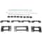 Universal Row Seat Brackets For Chevrolet Tahoe GMC Yukon Black 15