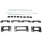 Universal Row Seat Brackets For Chevrolet Tahoe GMC Yukon Black 15