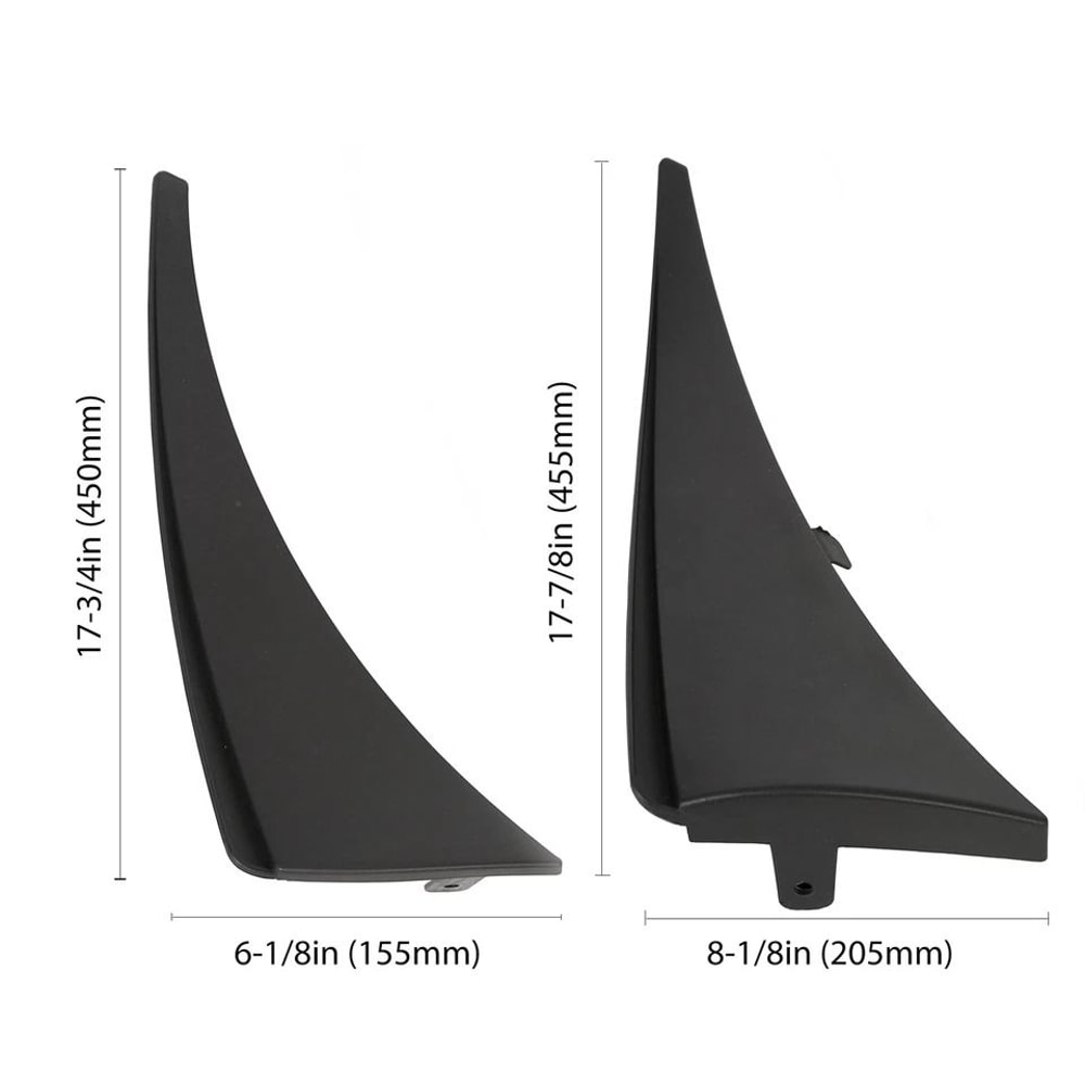 Front Rear Splash Guards Mud Flaps For Corvette Grand Sport Durable WeatherResistant Protection 2