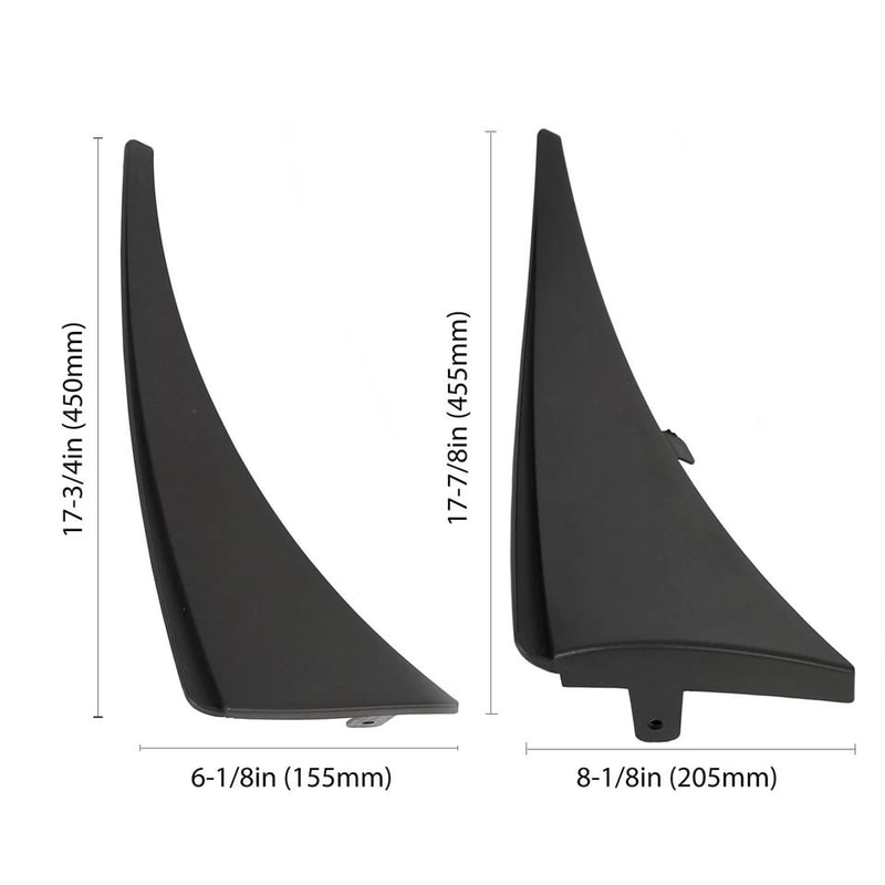 Front Rear Splash Guards Mud Flaps For Corvette Grand Sport Durable WeatherResistant Protection 2