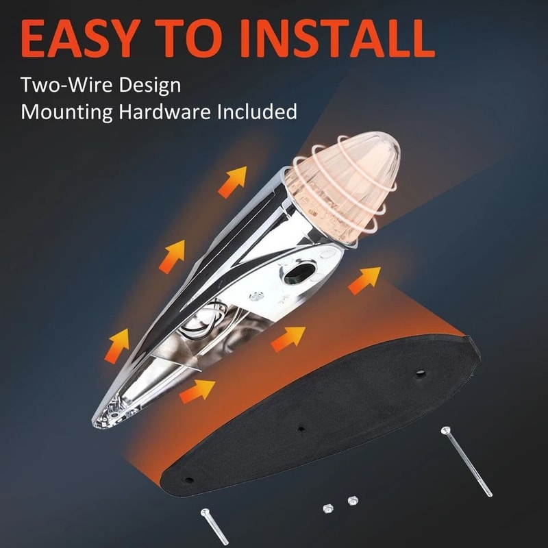 LED Torpedo Lights For Kenworth Peterbilt Truck Roof Marker Lights 3