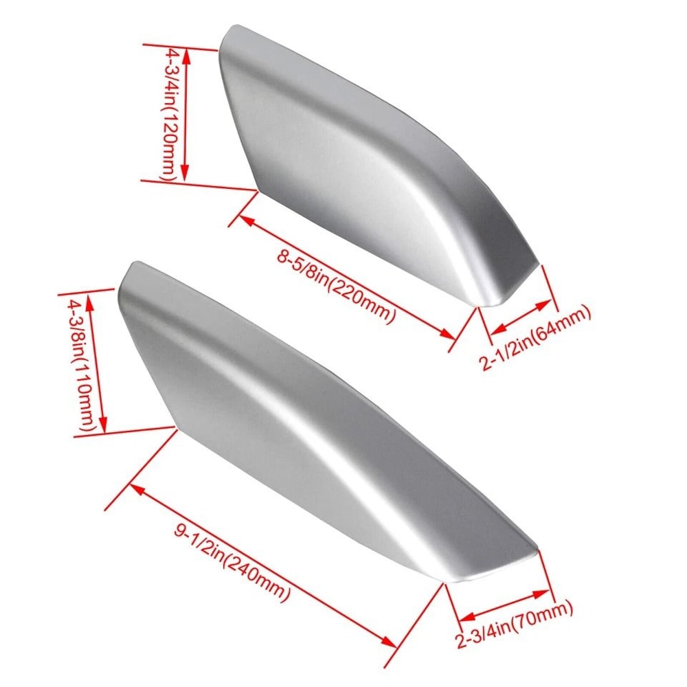 Toyota Runner Silver Roof Rails Rack End Cover Shell Premium Replacement 1