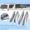 Toyota Runner Silver Roof Rails Rack End Cover Shell Premium Replacement 3