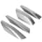 Toyota Runner Silver Roof Rails Rack End Cover Shell Premium Replacement 0