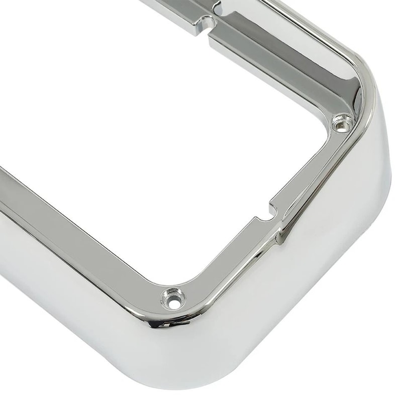 Premium Chrome Headlight Bezel Pair For Kenworth Trucks Headlight Bezel Replacement 3