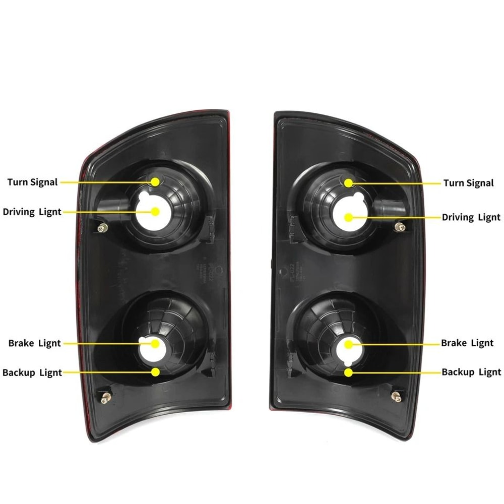 Tail Lights Brake Lamps For Dodge Ram Ram OEM Quality Replacement 12