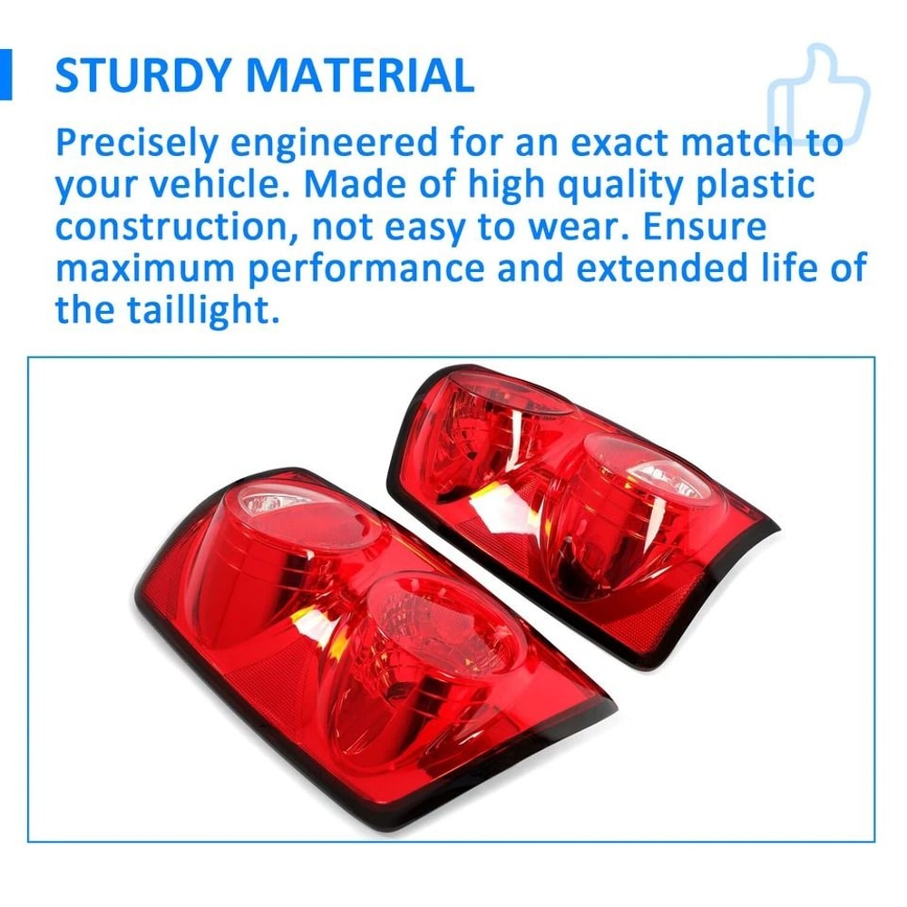 Tail Lights Brake Lamps For Dodge Ram Ram OEM Quality Replacement 6