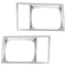 Chrome Headlight Trim Bezel Set For Malibu El Camino Enhance Your Cars Exterior 0