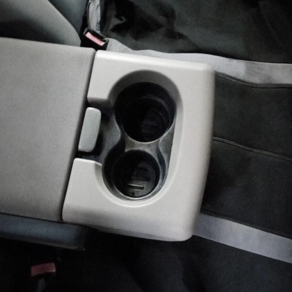 Center Console Cup Holder Armrest Pad Light Grey Replacement 3